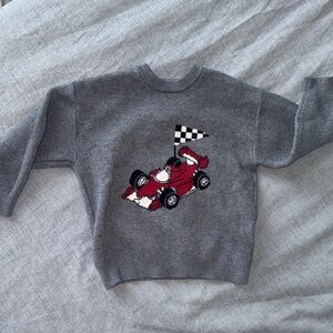 Zara race car sweater